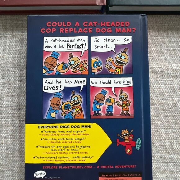 Dog Man book lot books 5-9 in the series by Dav Pilkey excellent condition - Picture 4 of 6